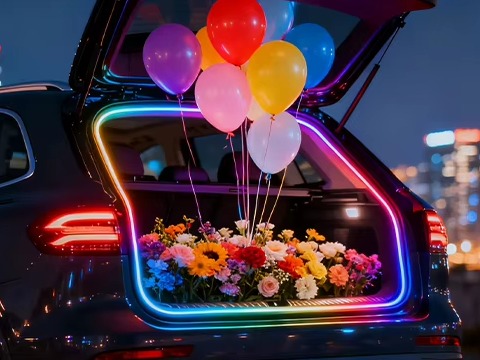 RGB Automatic LED Trunk Light Strip