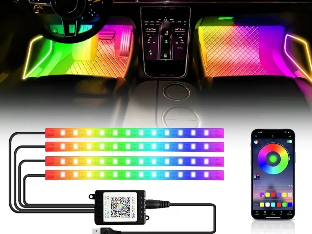 Dream color Car Footwell LED Lights